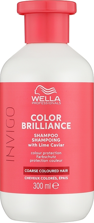Schützendes Shampoo für kräftiges und coloriertes Haar - Wella Professionals Invigo Brilliance Coarse Hair Shampoo