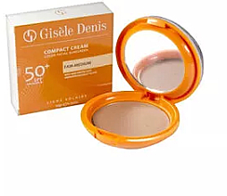 Flüssige Gesichtscreme - Gisele Denis Compact Facial Sunscreen Cream Spf50 + Fair Medium Tone — Bild N1
