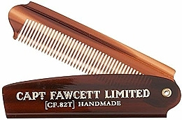 Düfte, Parfümerie und Kosmetik Faltbarer Bartkamm CF82T - Captain Fawcett Folding Pocket Beard Comb