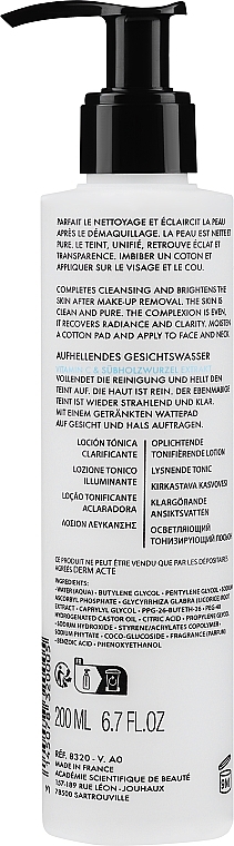 Aufhellendes Gesichtstonikum mit Vitamin C und Lakritzenextrakt - Academie Lotion Tonique Eclaircissante — Bild N2