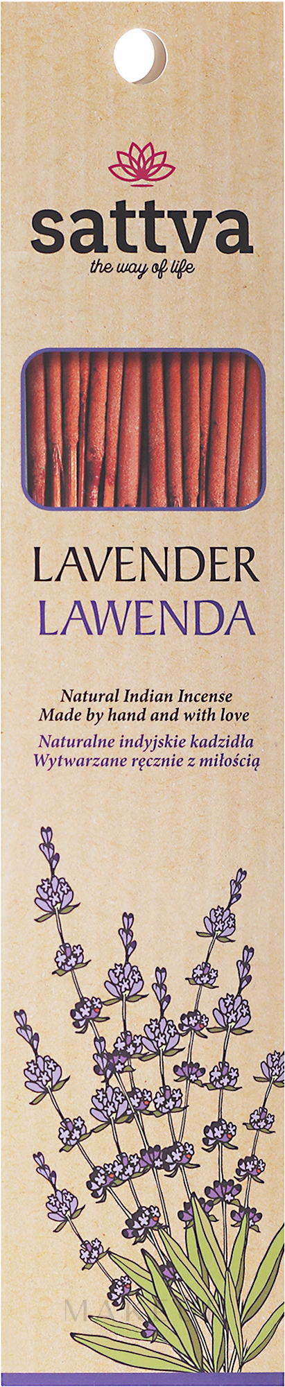 Räucherstäbchen Lavender - Sattva Lavender Incense Sticks — Bild 15 St.