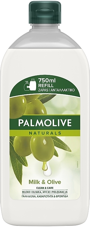Flüssigseife mit Olivenöl - Palmolive Naturel (Nachfüller) — Foto N6