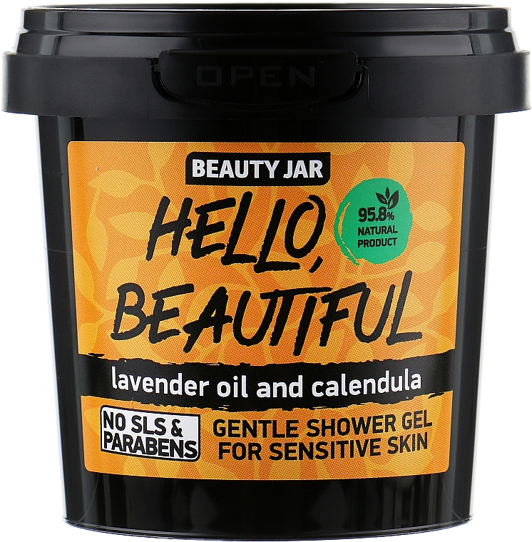 Duschgel für empfindliche Haut mit Lavendelöl und Ringelblume - Beauty Jar Gentle Shower Gel