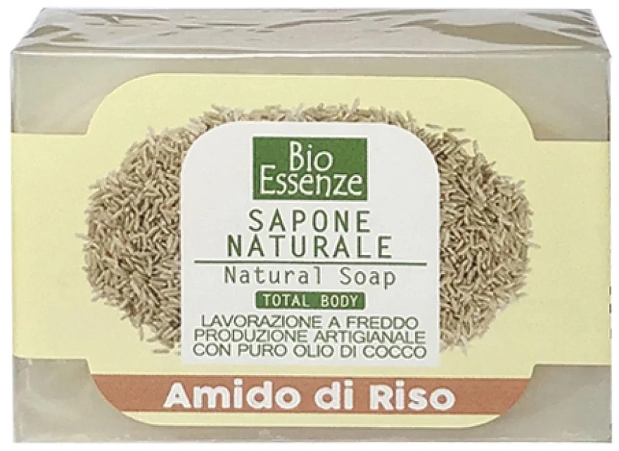 Seife mit Reisstärke - Bio Essenze Natural Soap — Bild N1