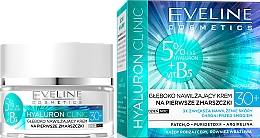 Düfte, Parfümerie und Kosmetik Intensiv feuchtigkeitsspendende Anti-Aging Gesichtscreme 30+ - Eveline Cosmetics Hyaluron Clinic 30+