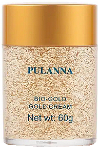Gesichts- und Halscreme mit Goldpartikeln - Pulanna Bio-Gold Gold Cream — Bild N1