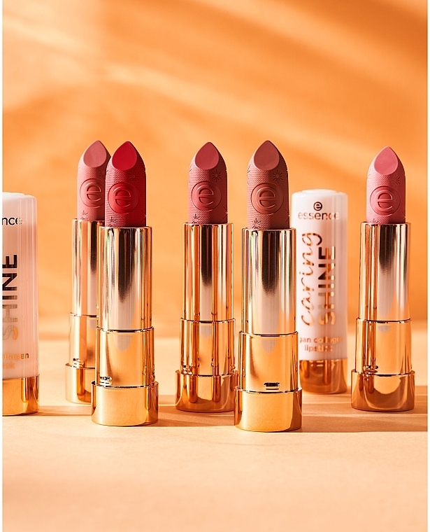 Lippenstift - Essence Caring Shine Vegan Collagen Lipstick — Bild N12