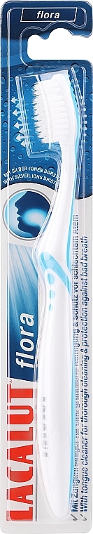 Haarbürste blau - Lacalut Flora Toothbrush  — Bild N1