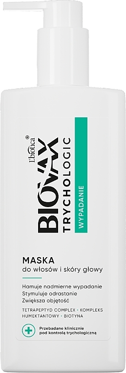 Maske gegen Haarausfall - L'biotica Biovax Trychologic Mask  — Bild N1