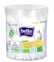 Düfte, Parfümerie und Kosmetik Wattestäbchen auf Papierbasis 100 St. - Bella Cotton Buds With Paper Stick 
