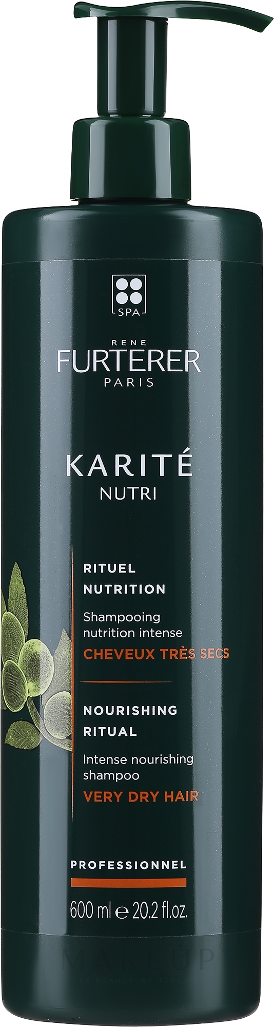 Intensives Pflegeshampoo - Rene Furterer Karite Nutri Nourishing Ritual Intense Nourishing Shampoo — Bild 600 ml