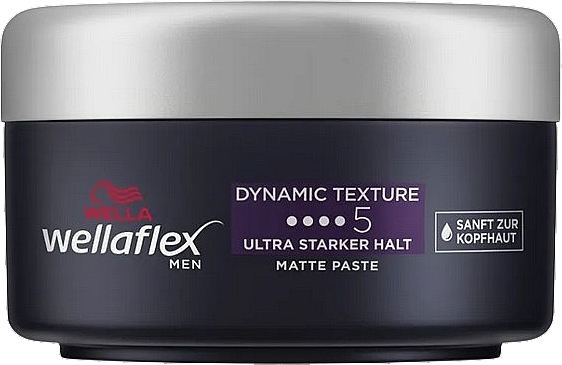 Matte Haarstylingpaste für Männer - Wella Wellaflex Men Dynamic Texture Matte Paste  — Bild N1