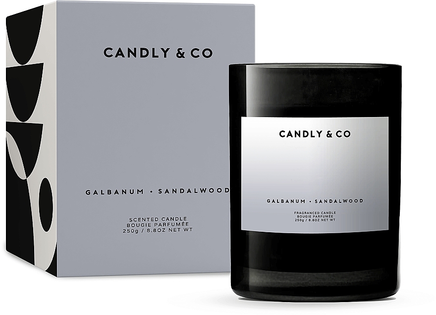 Duftkerze- Candly & Co No.6 Galbanum - Sandalwood Scented Candle — Bild N1