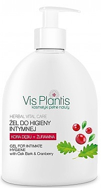 Intim-Waschgel mit Cranberry und Eichenrinde - Vis Plantis Herbal Vital Care Gel For Intimate Hygiene — Bild N3