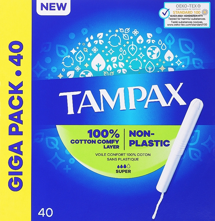 Tampons mit Applikator 40 St. - Tampax Super — Bild N1