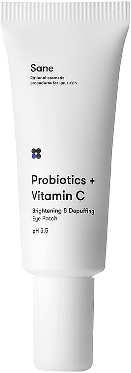 Flüssige Augenpads - Sane Probiotics + Vitamin C Brightening & Depuffing Eye Patch — Bild N1