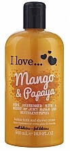 Düfte, Parfümerie und Kosmetik Badeschaum und Duschcreme "Mango & Papaya" - I Love... Mango & Papaya Bubble Bath and Shower Creme