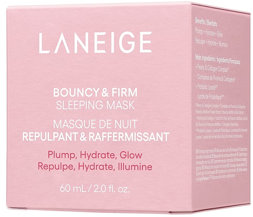 Gesichtsmaske für die Nacht - Laneige Bouncy & Firm Sleeping Mask  — Bild N3