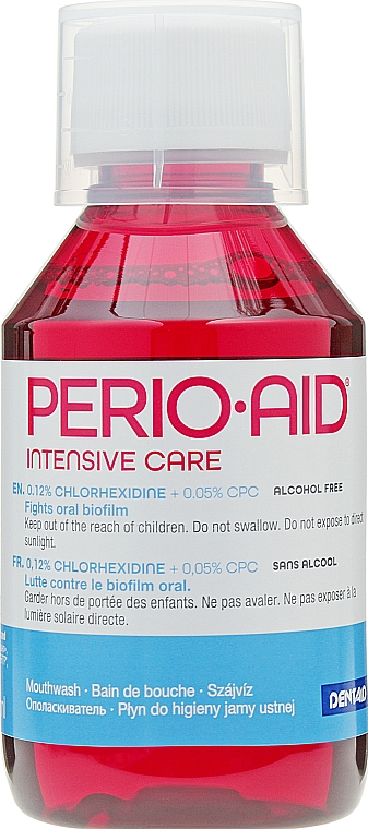 Mundwasser mit Chlorhexidin 0,12% - Dentaid Perio-Aid Intensive Care — Bild N2