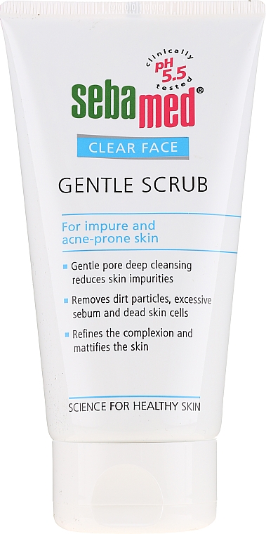 Sanftes reinigendes Gesichtspeeling - Sebamed Clear Face Gentle Scrub — Bild N2