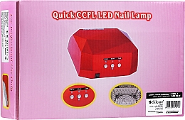 Düfte, Parfümerie und Kosmetik UV/LED Lampe für Maniküre - Silcare Diamond LED CCFL UV 36W Lamp White