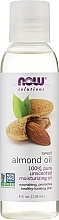 Düfte, Parfümerie und Kosmetik Natürliches nährendes und feuchtigkeitsspendendes Süßmandelöl - Now Foods Solutions Sweet Almond Oil