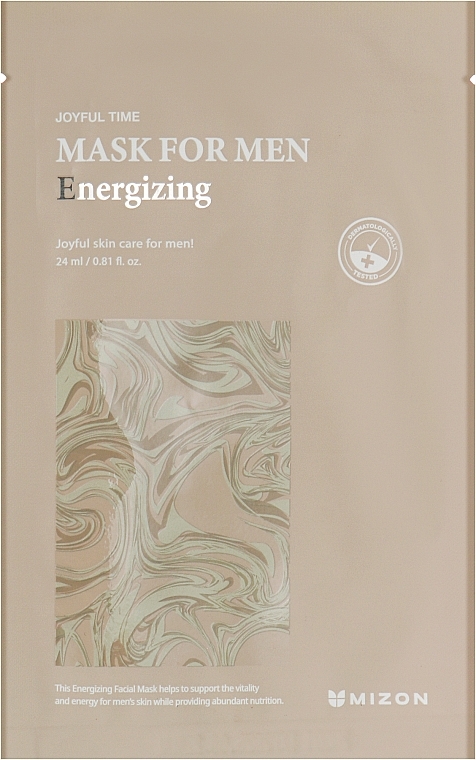 Energiespendende Gesichtsmaske für Männer - Mizon Joyful Time Mask For Men Energizing — Bild N1