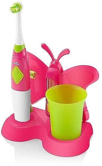 Kinderzahnbürste Kinderzahnbürste mit Ständer und Becher - ETA Toothbrush With Water Cup And Holder Sonetic — Bild N1