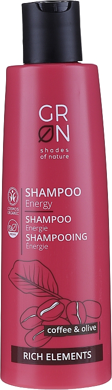 Energiespendendes Shampoo mit Kaffee und Olive - GRN Rich Elements Coffee & Olive Energy Shampoo — Bild N1