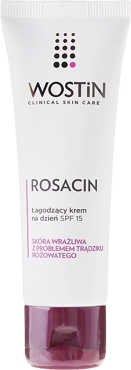 Beruhigende Tagescreme für das Gesicht SPF 15 - Iwostin Rosacin Soothing Day Cream Against Redness SPF 15 — Bild N2