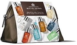 Düfte, Parfümerie und Kosmetik Set 8 St. - Molton Brown The Classic Explorer Body & Hair Mini Travel Bag 