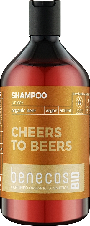 Haarshampoo - Benecos Unisex Organic Beer Shampoo — Bild N1