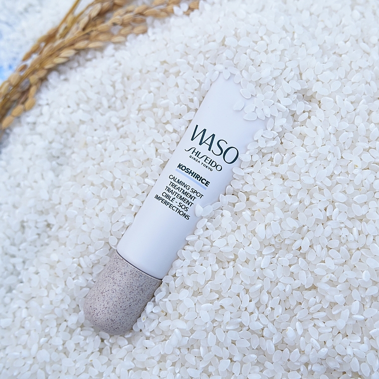 Sanfte, alkoholfreie SOS-Gesichtspflege gegen Hautunreinheiten - Shiseido Waso Koshirice Calming Spot Treatment — Bild N4