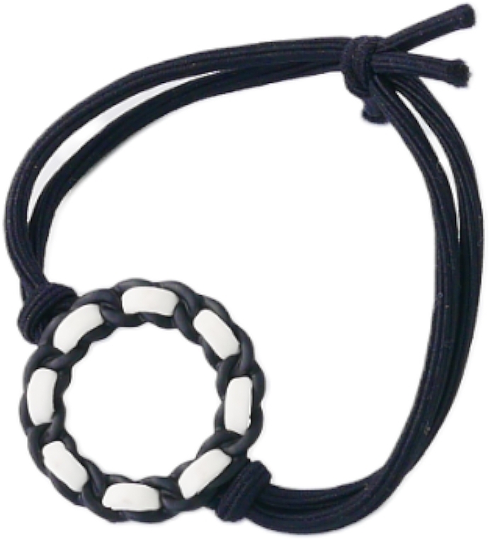 Haargummi mit dekorativem Element schwarz - Lolita Accessories — Bild N1