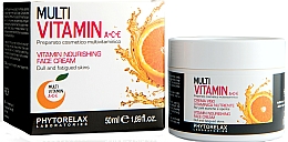 Düfte, Parfümerie und Kosmetik Pflegende Gesichtscreme - Phytorelax Laboratories Multi Vitamin A+C+E Vitamin Nourishing Face Cream