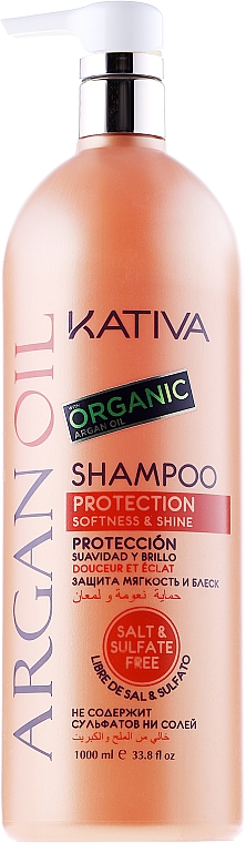 Feuchtigkeitsspendendes Shampoo mit Arganöl - Kativa Argan Oil Shampoo — Bild N5