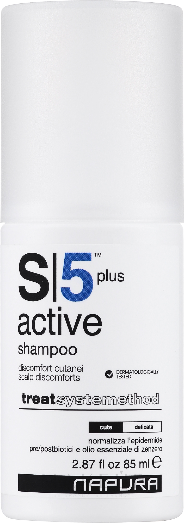GESCHENK! Anti-Schuppen-Shampoo - Napura S5 Active Plus Shampoo — Bild 85 ml