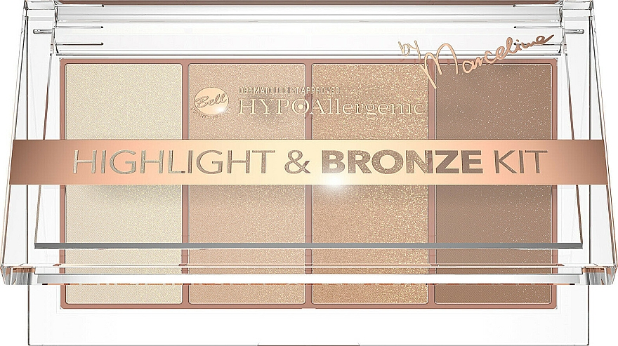 Highlighter- und Bronzer-Palette - Bell HYPOAllergenic Highlight & Bronze Kit by Marcelina — Bild N2