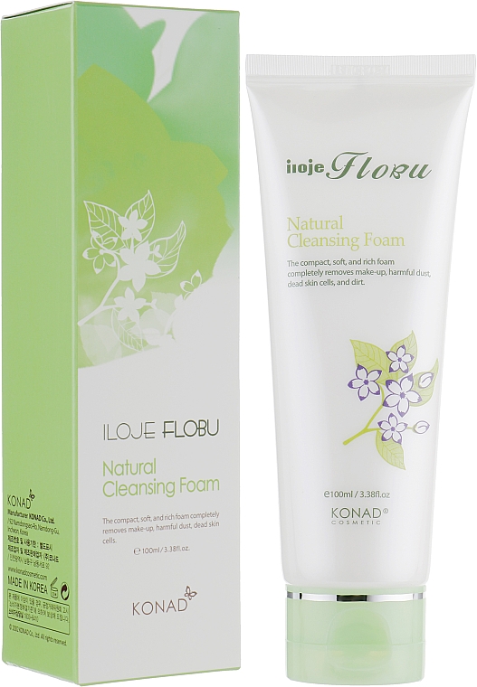 Gesichtsreinigungsschaum - Konad Iloje Flobu Natural Foam Cleansing — Bild N1