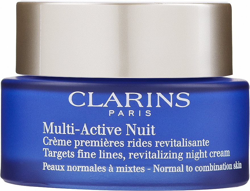 Pflegende und revitalisierende Nachtcreme für normale bis gemischte Gesichtshaut - Clarins Multi Active Revitalizing Night Cream — Bild N1