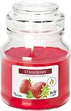 Duftkerze im Glas Erdbeere - Bispol Scented Candle Strawberry  — Bild N1