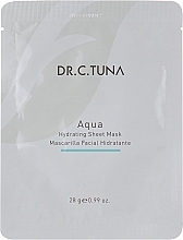 Düfte, Parfümerie und Kosmetik Feuchtigkeitsspendende Tuchmaske für das Gesicht - Farmasi Dr. C. Tuna Aqua Hydrating Sheet Mask