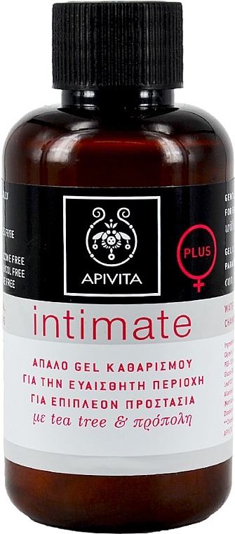 Intimpflegegel mit Propolis - Apivita Intimate Gentle Cleansing Gel Tea Tree Propolis  — Bild N1