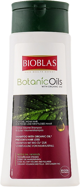 Volumengebendes Shampoo für dünnes und stumpfes Haar - Bioblas Botanic Oils Herbal Volume Shampoo — Bild N4