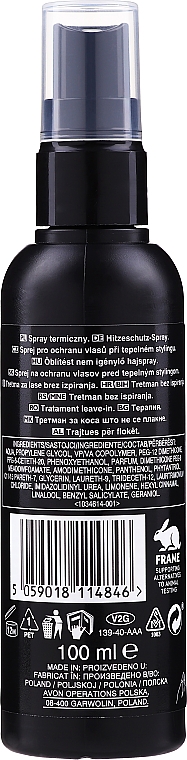 Thermoschützendes Haarstylingspray ohne Ausspülen - Avon Advance Techniques Styling Heat Protection Leave-in Spray — Bild N2