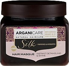 Haarmaske mit Seidenproteinen - Arganicare Silk Hair Masque — Bild N3