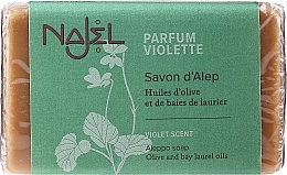 Seife "Stiefmütterchen" - Najel Aleppo Soap Organic Violet Soothing — Bild N1