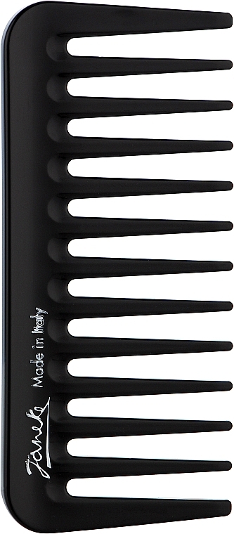 Haarkamm schwarz - Janeke Mini Supercomb — Bild N1