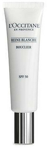 Sonnenschutzcreme für das Gesicht - L'Occitane Reine Blanche Illuminating Uv Shield Spf50 — Bild N1