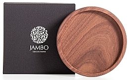 Kerzenteller aus Holz S 135 mm  - Jambo Collections Walnut Candle Plate  — Bild N1